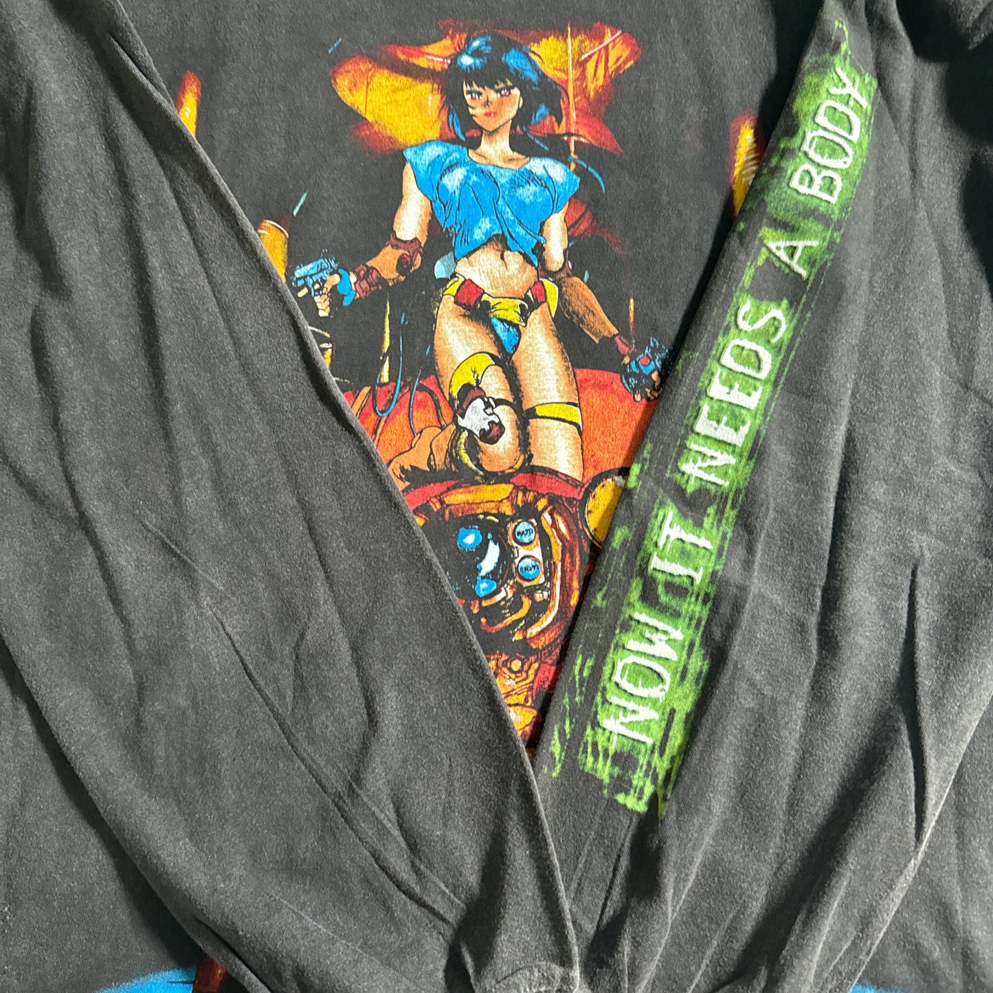 Double sided longsleeve shirt X-Large