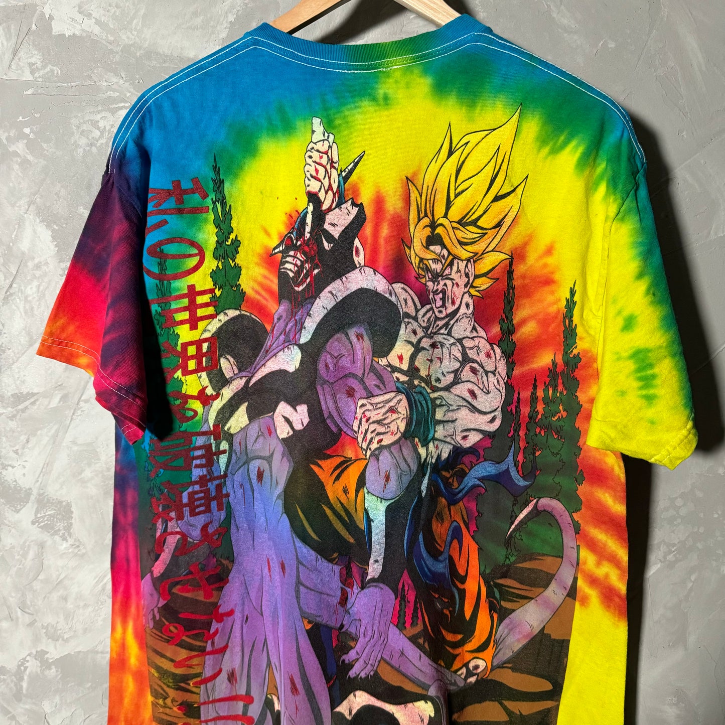 Double sided shirt tie dye shirt X-Large