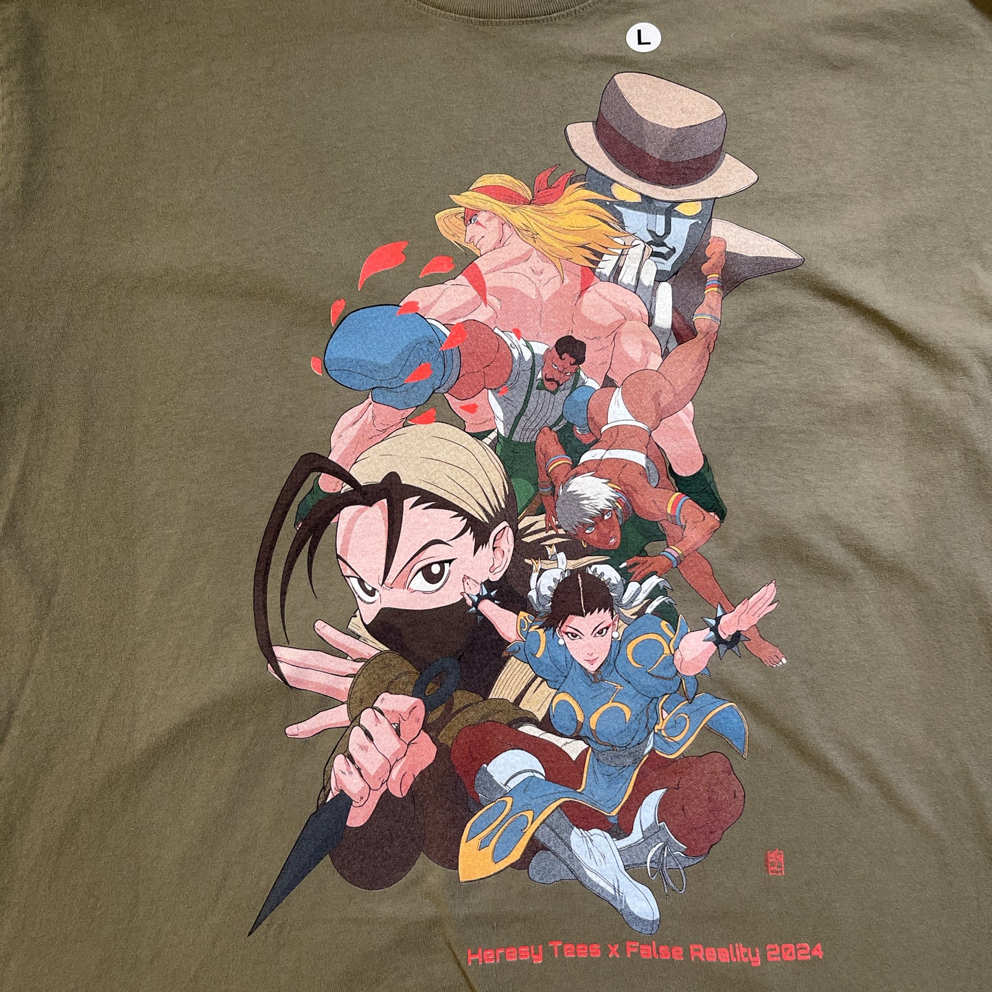 Single sided shirt large