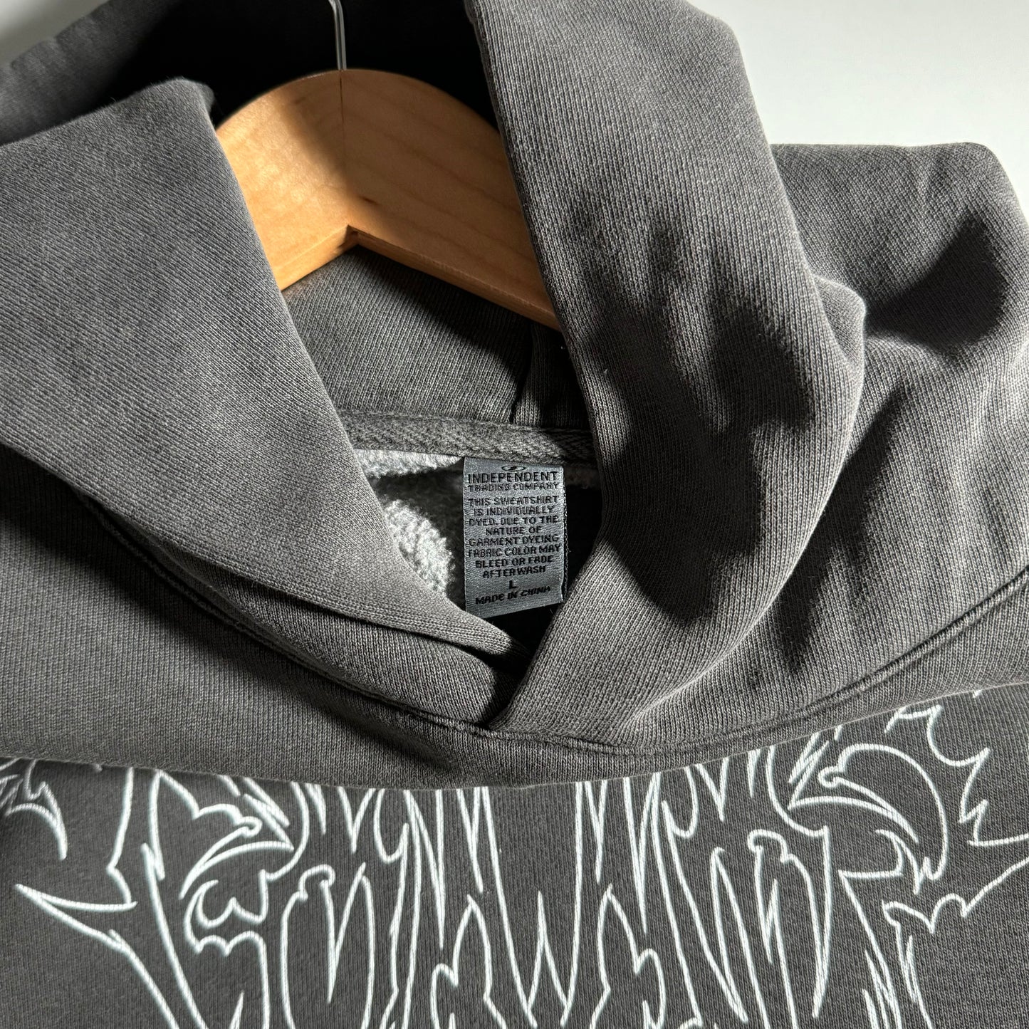 Single sided hoodie large