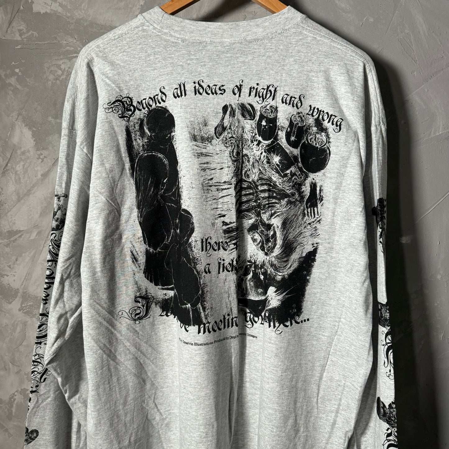 Double sided longsleeve shirt 2xlarge