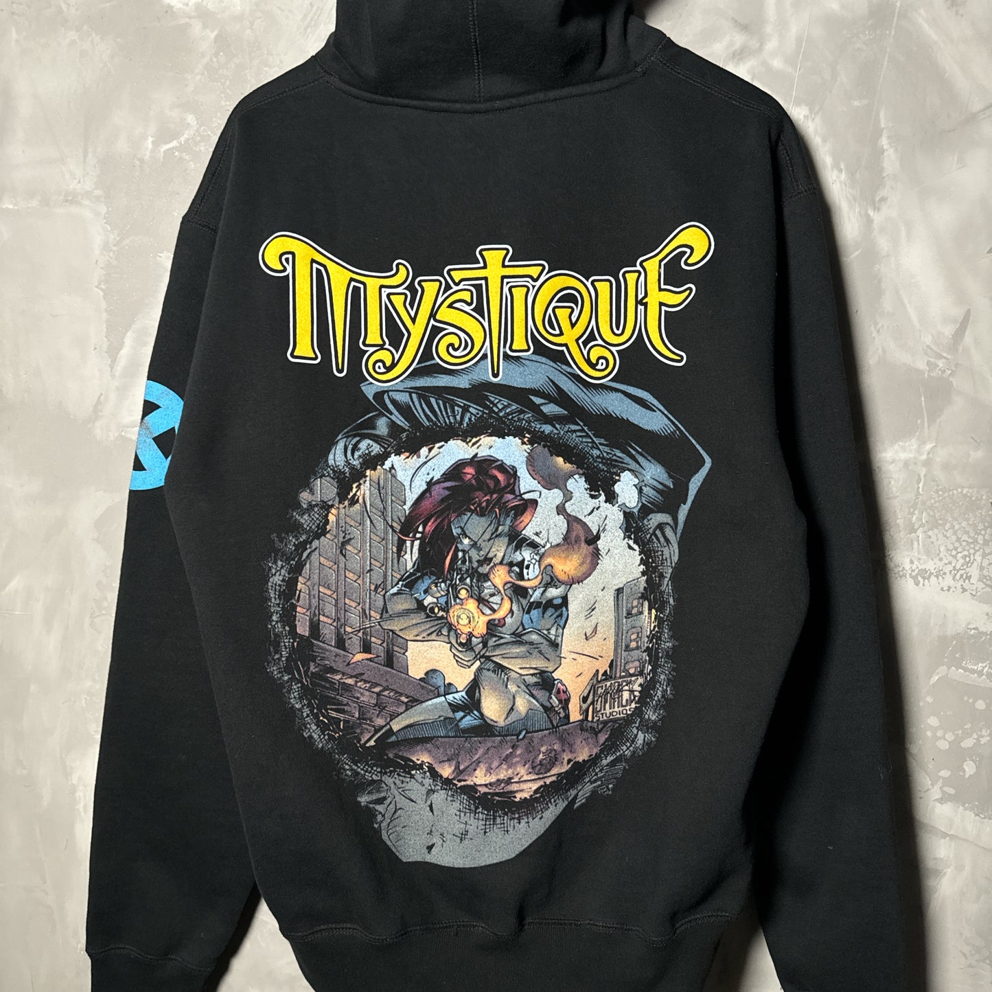 Double sided hoodie large