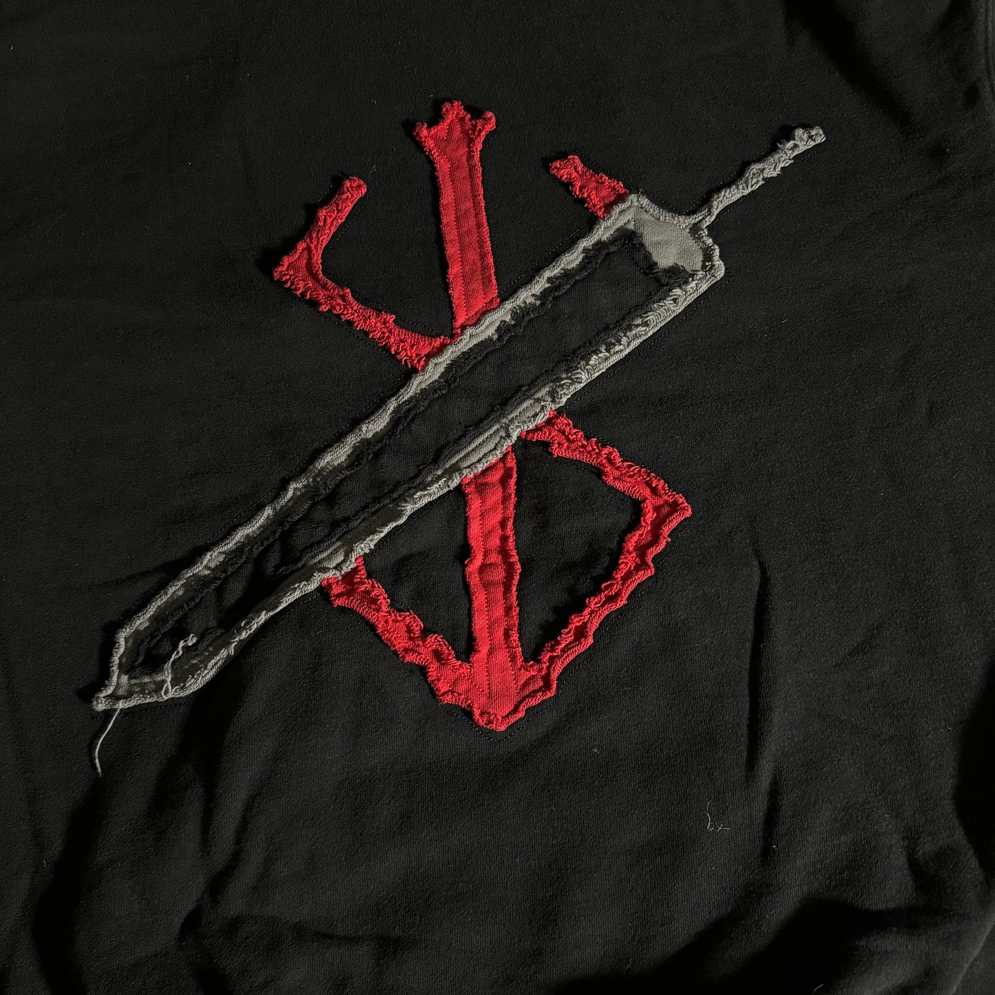 Double sided hoodie large