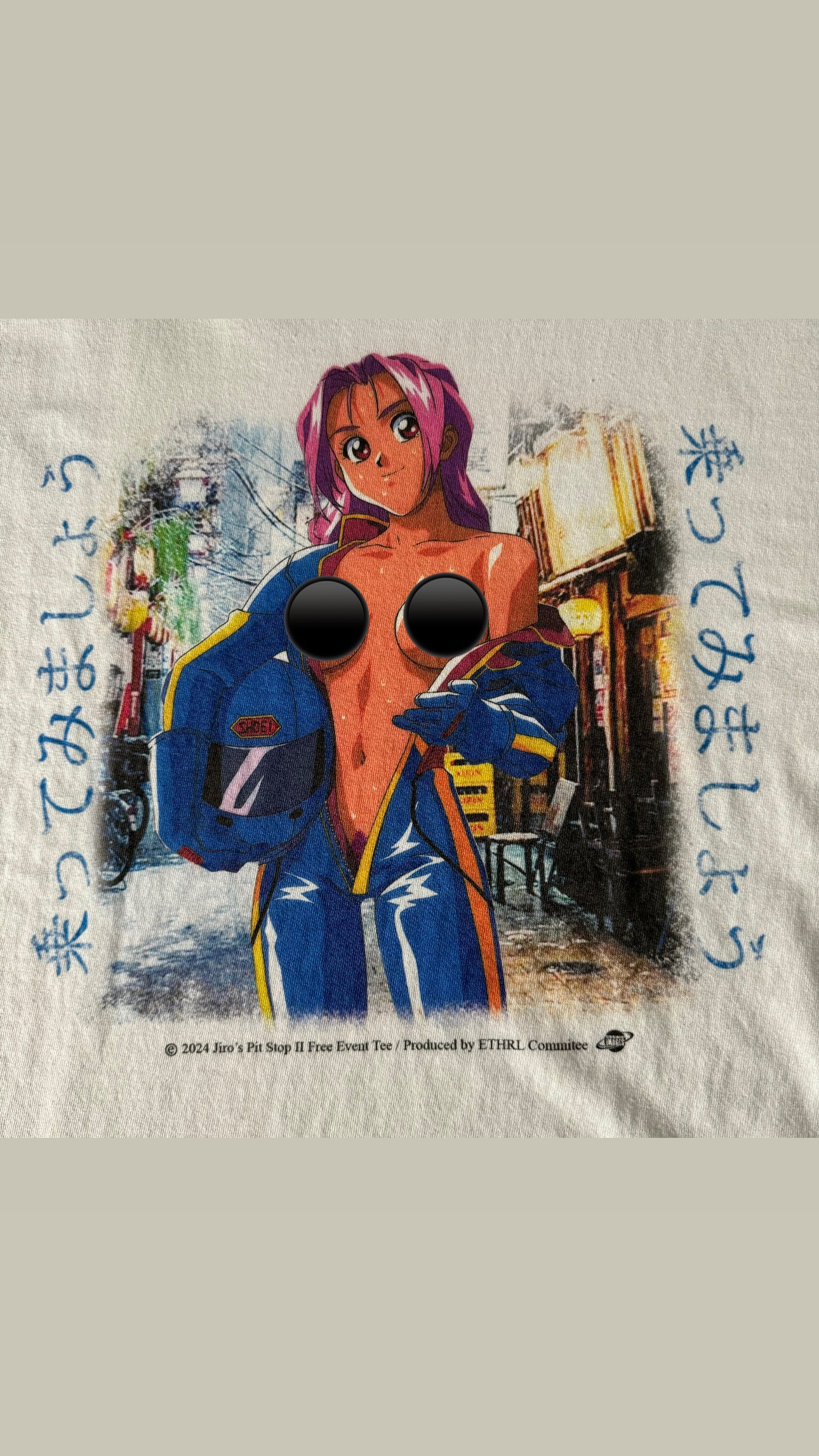 Single sided shirt large