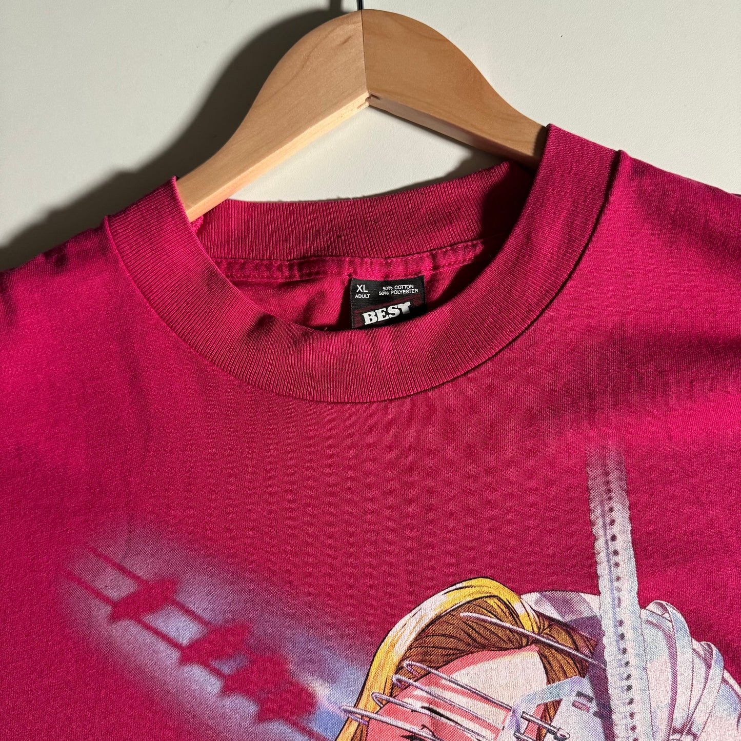 Single sided 1/1 vintage blank shirt X-Large