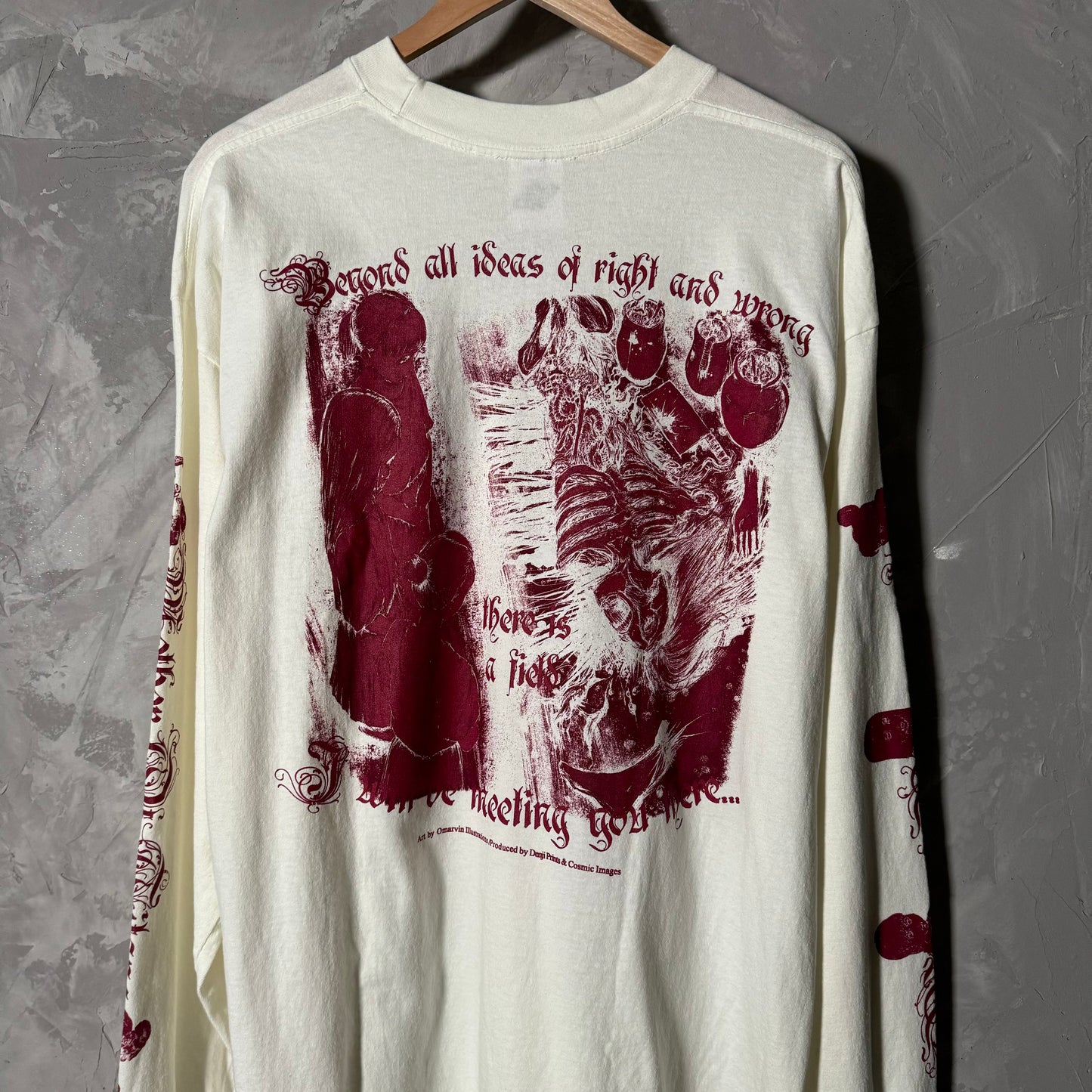Double sided long sleeve shirt X-large