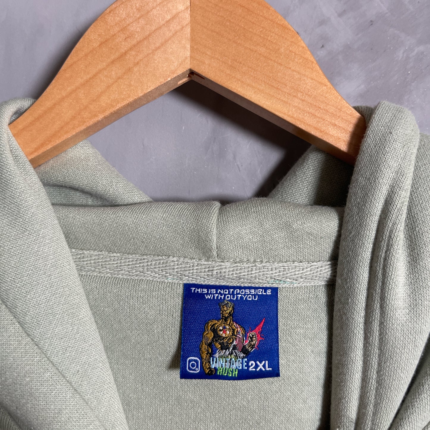 Double sided hoodie 2xlarge