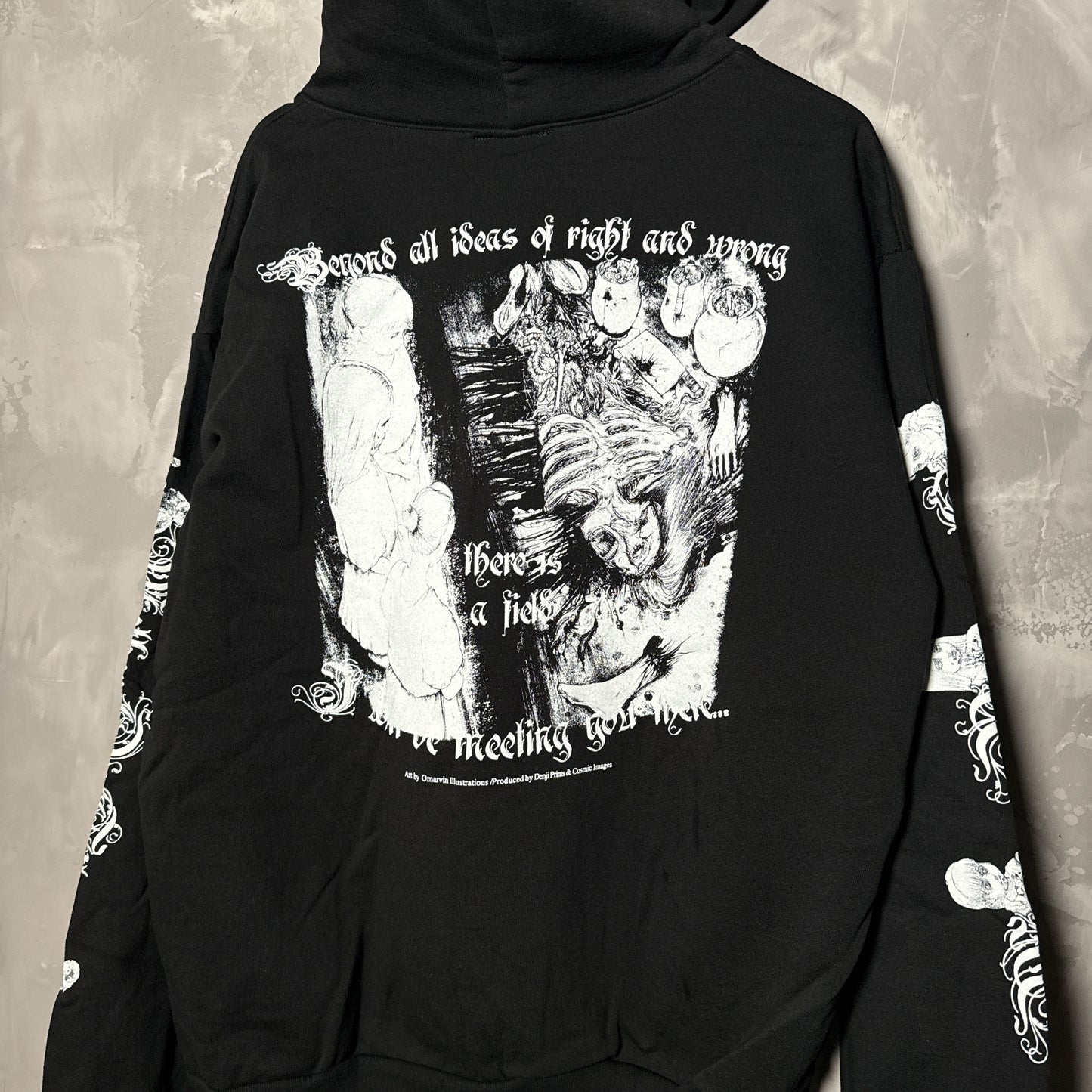 Double sided hoodie X-Large