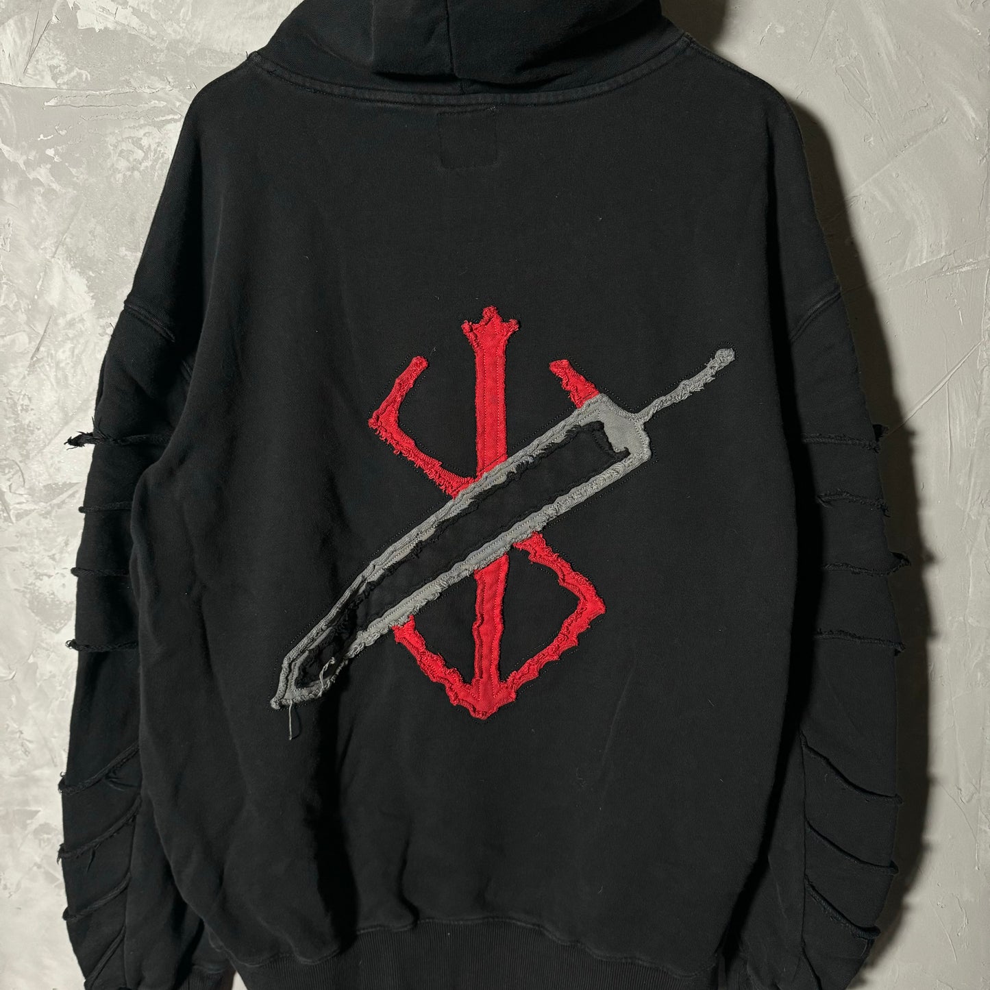 Double sided hoodie large