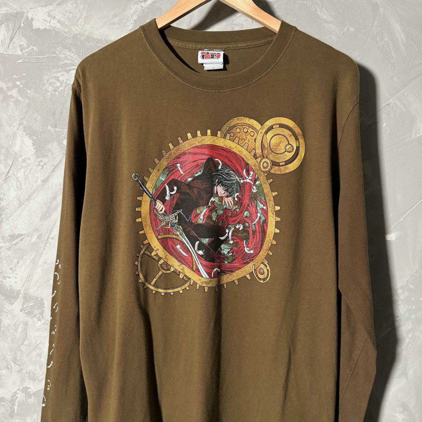 Double sided longsleeve shirt large