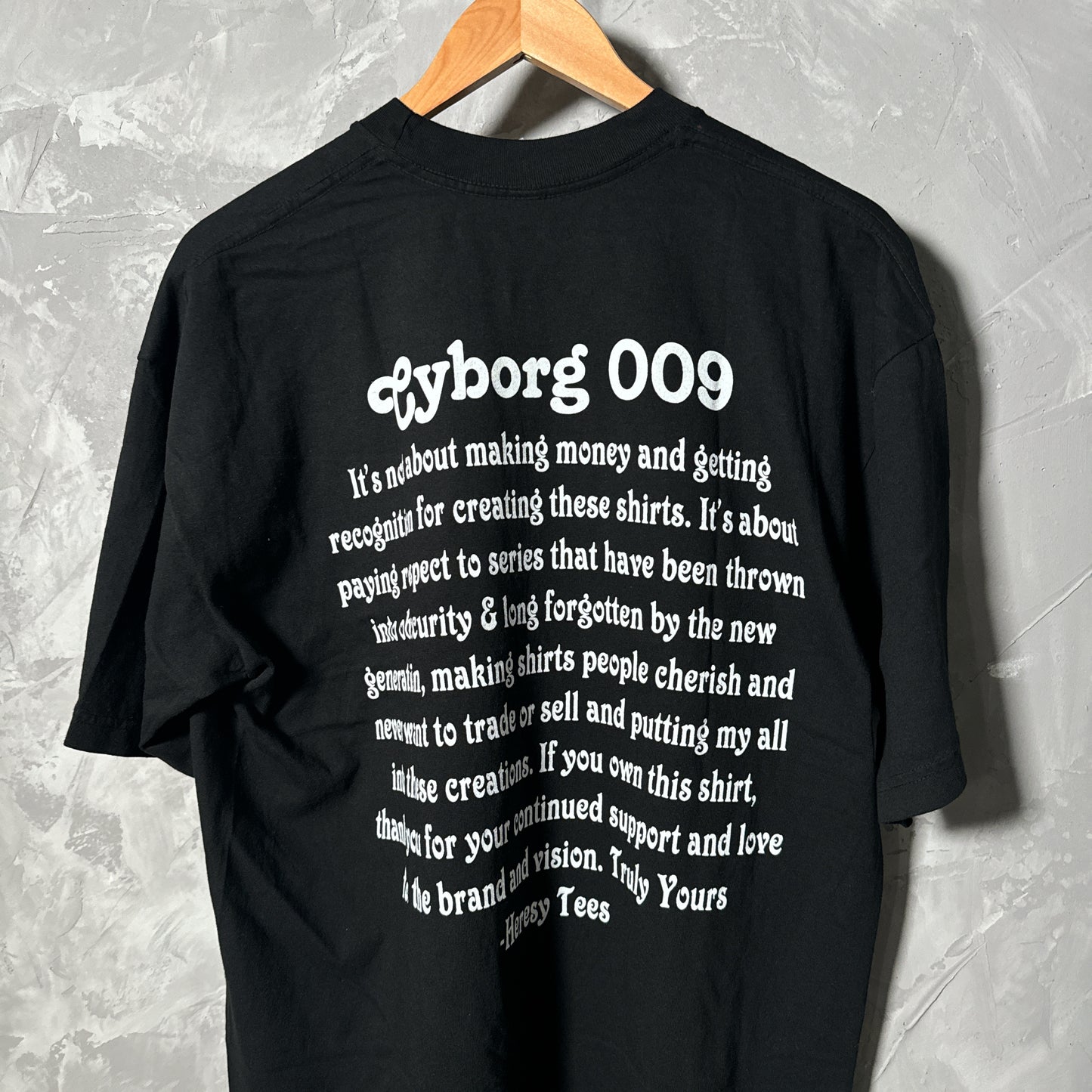 Single sided shirt large