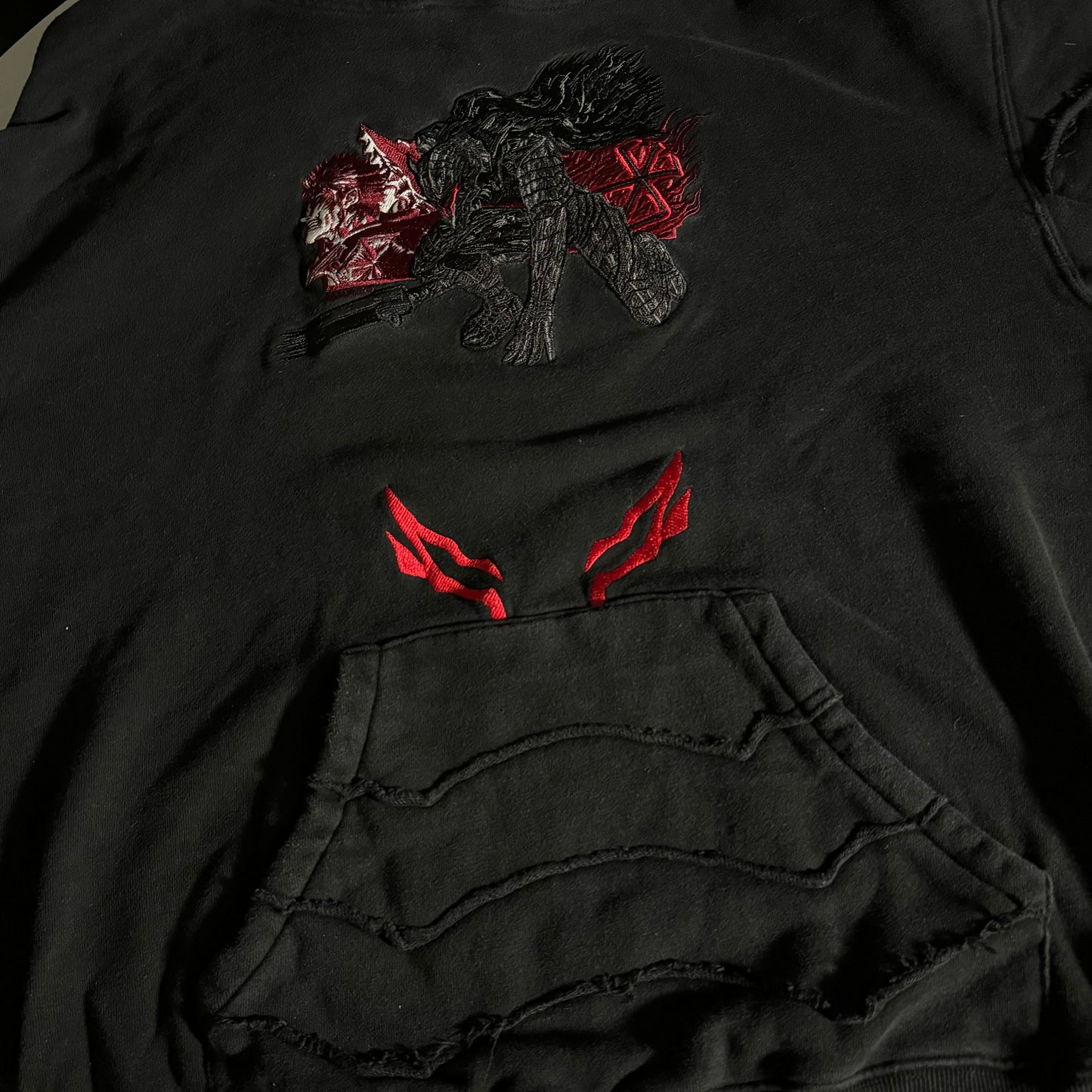 Double sided hoodie large
