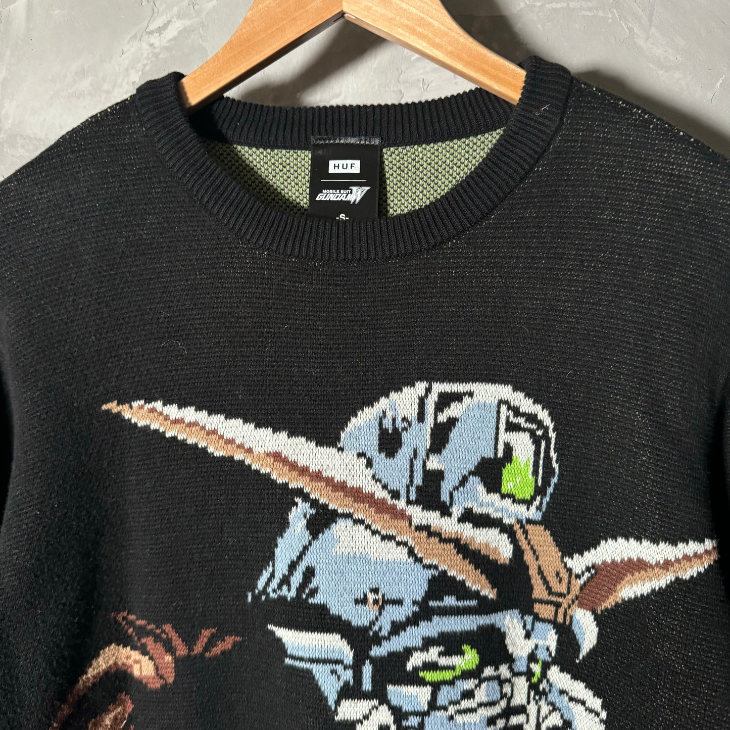Double sided knitwear crew small