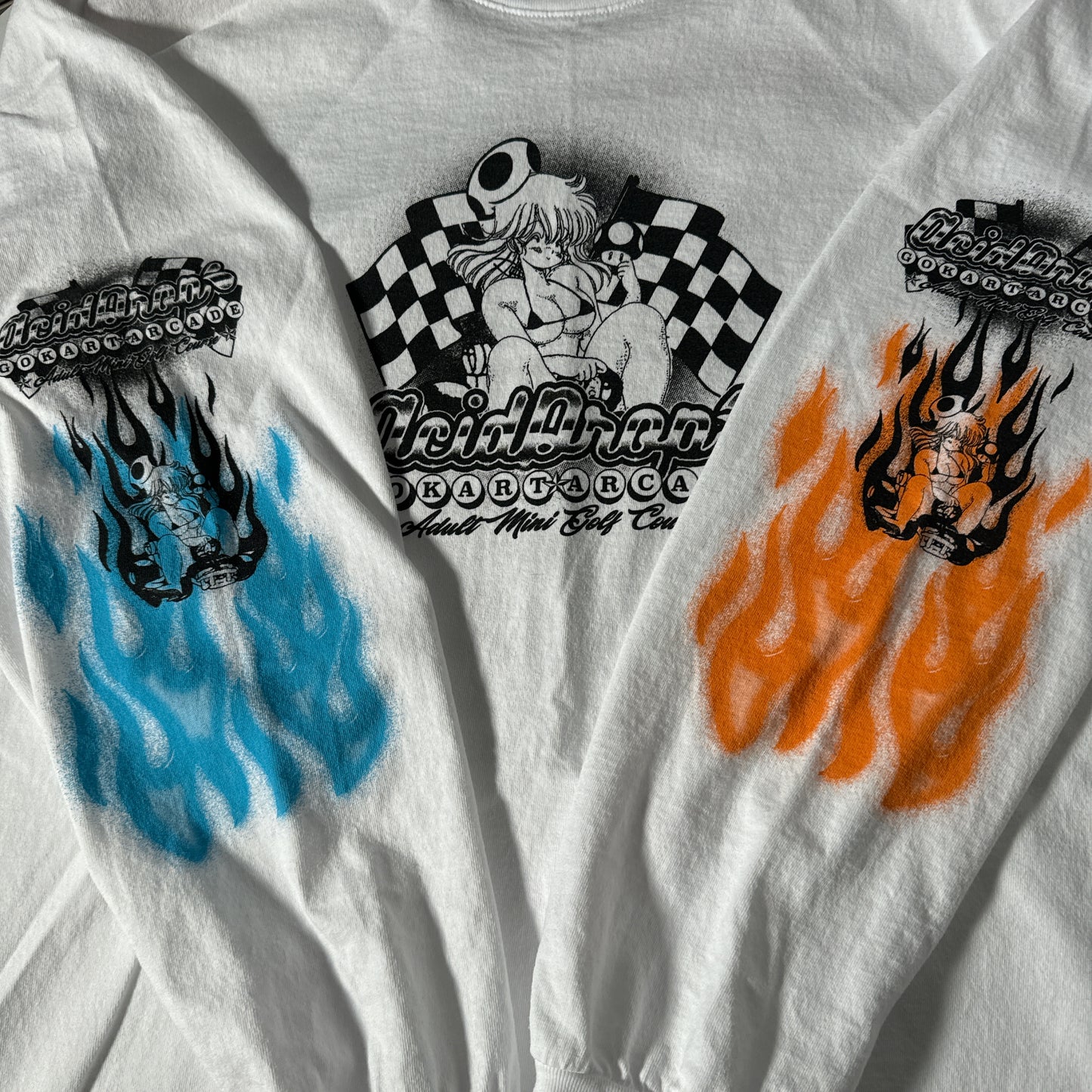 Double sided long sleeve large
