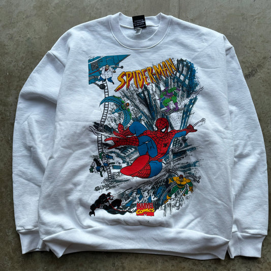 Single sided multiple crewnecks
