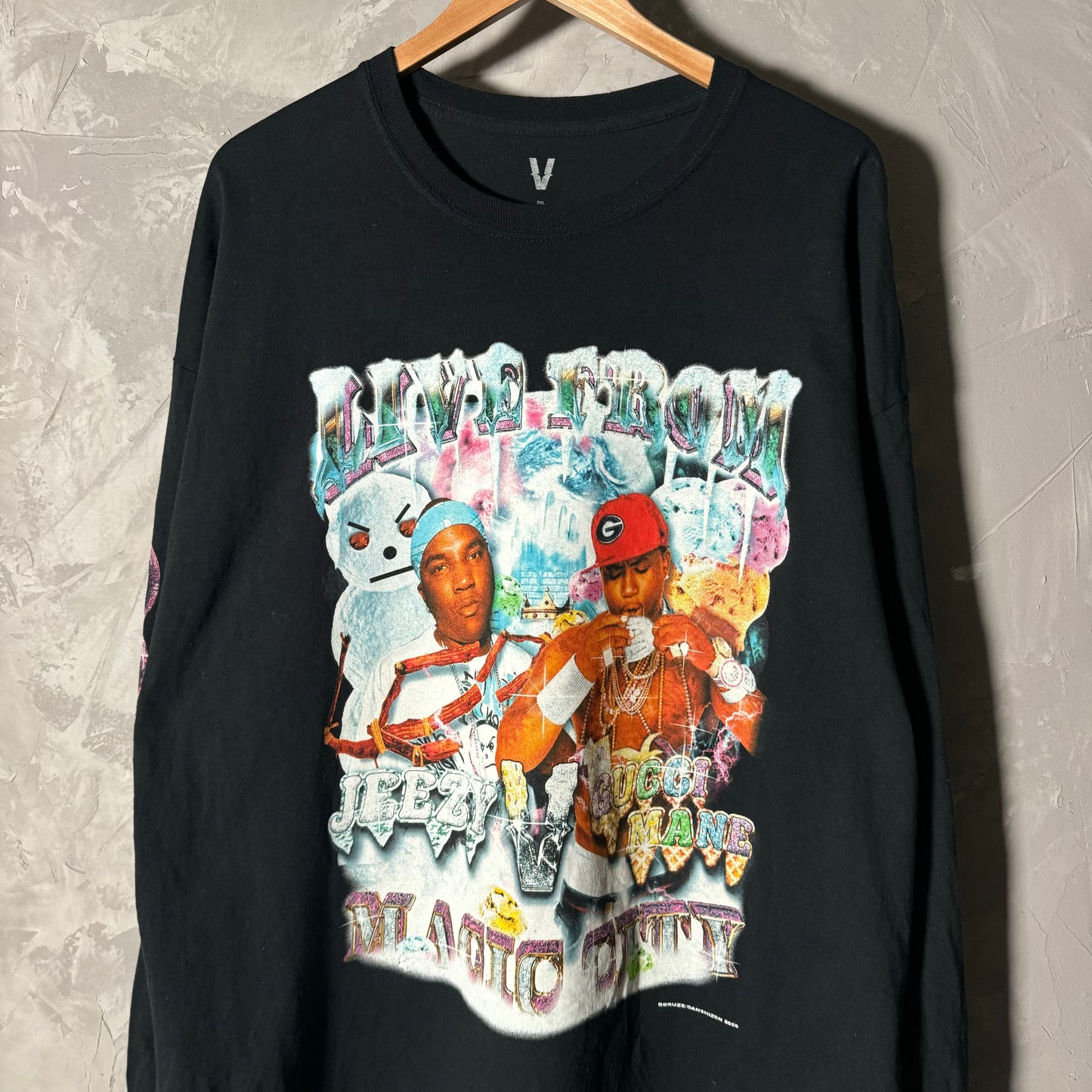 Double sided longsleeve shirt 2xlarge