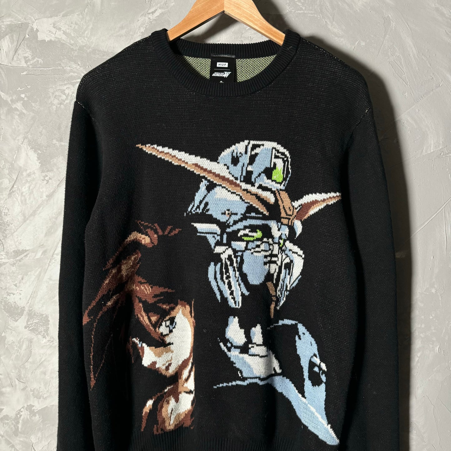 Double sided knitwear crew small