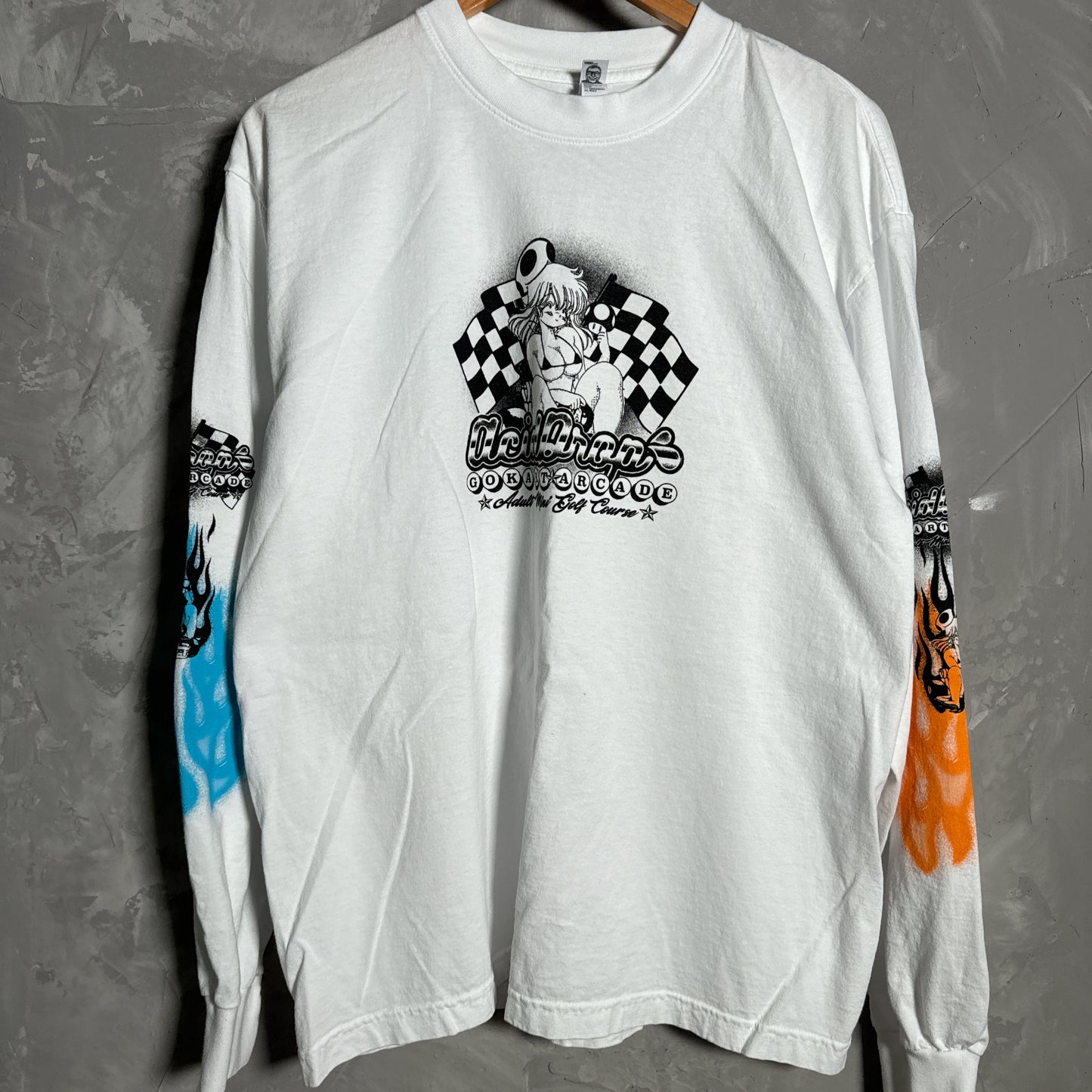 Double sided long sleeve large