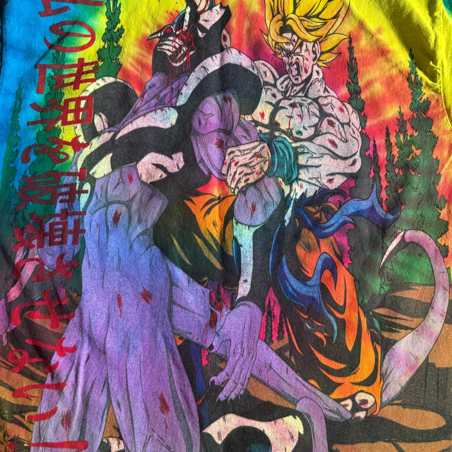 Double sided shirt tie dye shirt X-Large