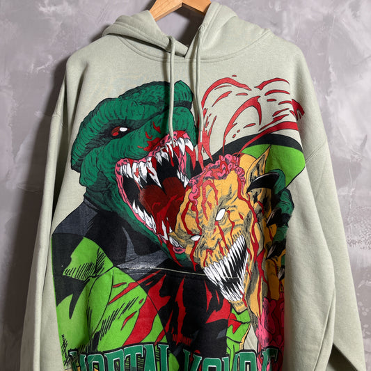 Double sided hoodie 2xlarge