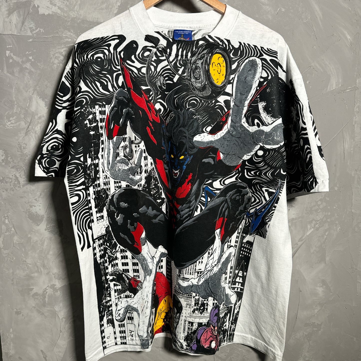 Double sided all over print shirt large