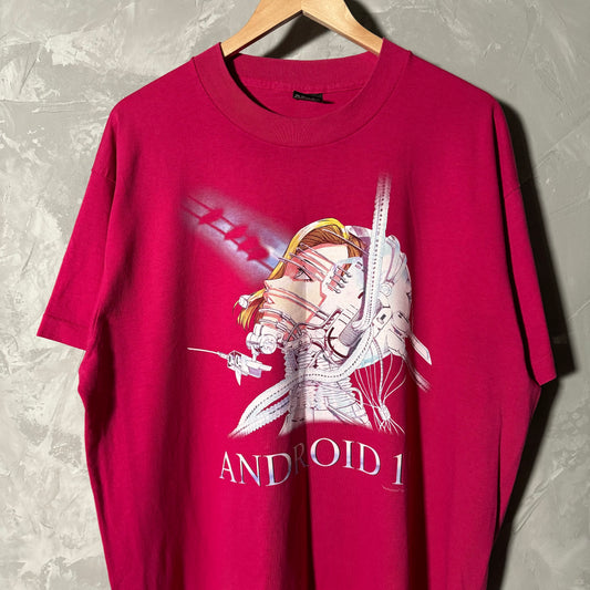 Single sided 1/1 vintage blank shirt X-Large