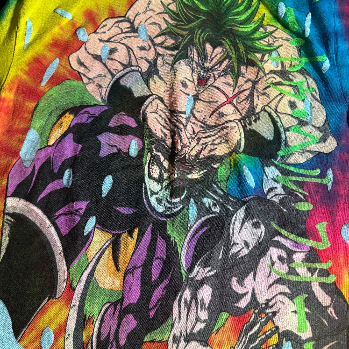 Double sided shirt tie dye shirt X-Large
